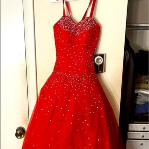 Mori Lee prom dress. Bought at david’s bridal.